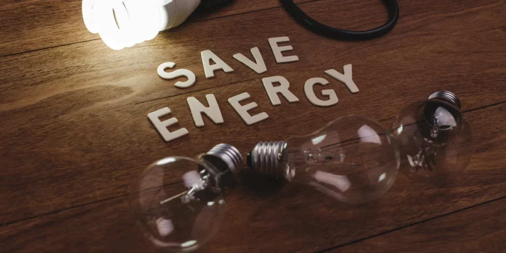 FESCO Tariff Save electricity illustration with bulb icon representing energy saving tips