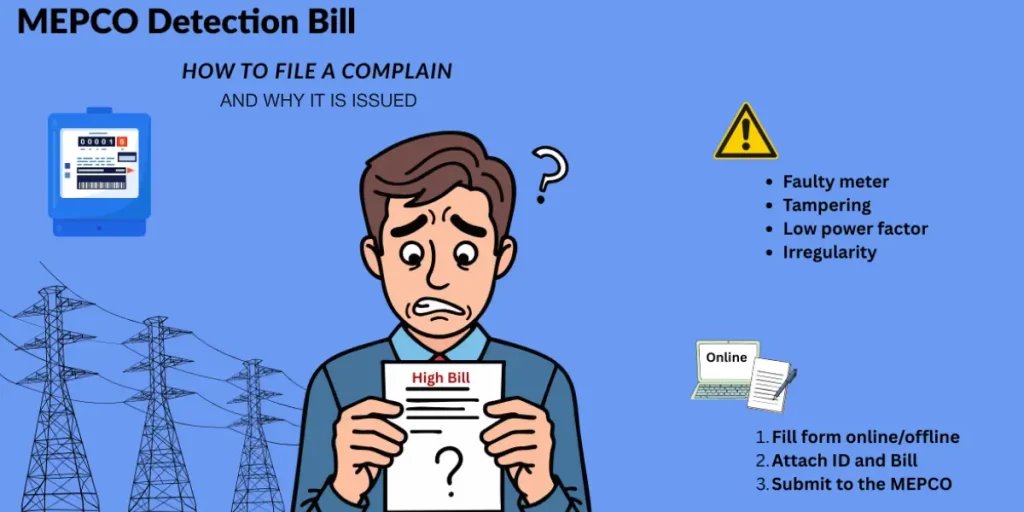MEPCO Detection Bill mepco detection bill